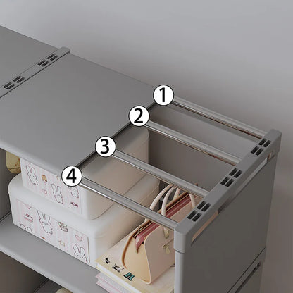Freestanding Bookcase | Multi-Tier Display Shelf Easy Assembly