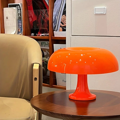 Retro Mushroom Table Lamp | Dimmable Tri-Colour LED Bedside Light