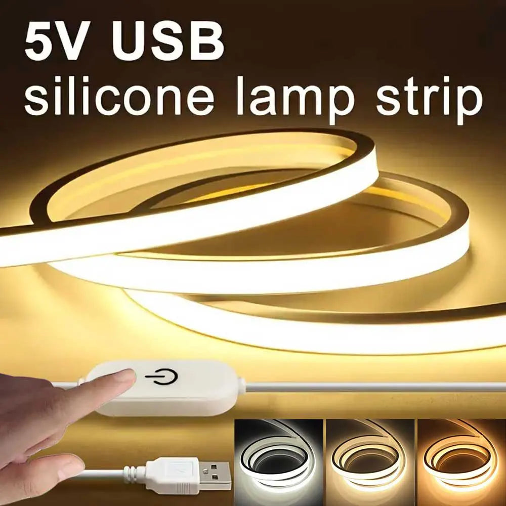 LED Neon Light Strip | Dimmable Flexible Neon Sign Tape USB Powered