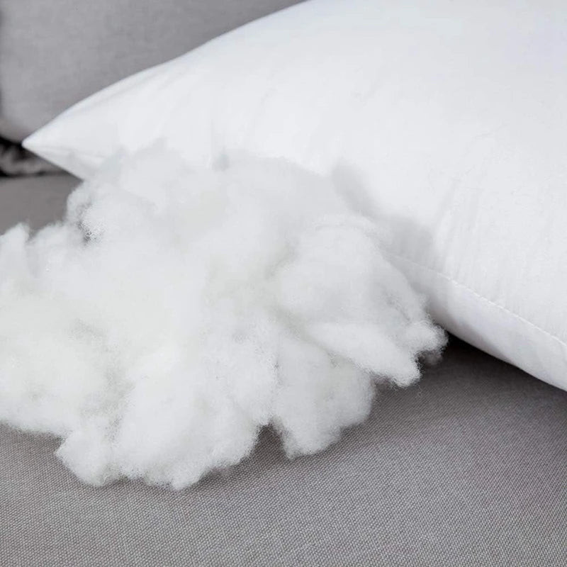 Polyester cushion inner pad filling detail close-up