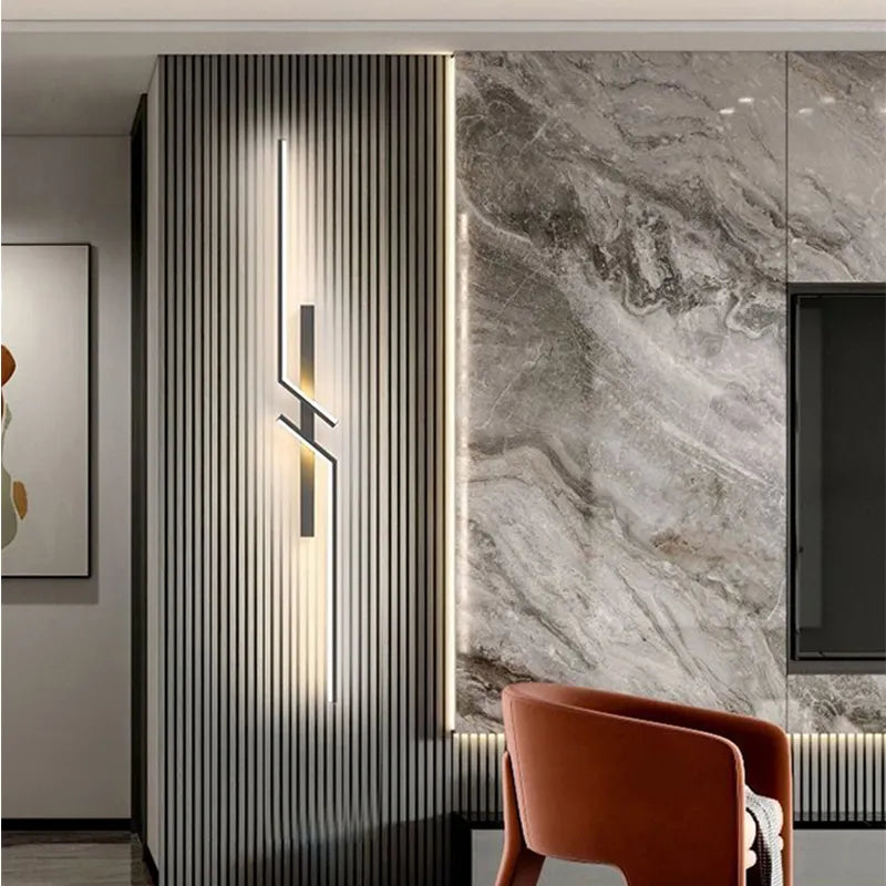 Sculptural Wall Light | Modern LED Fixture with Geometric Design for Ambient Illumination 1