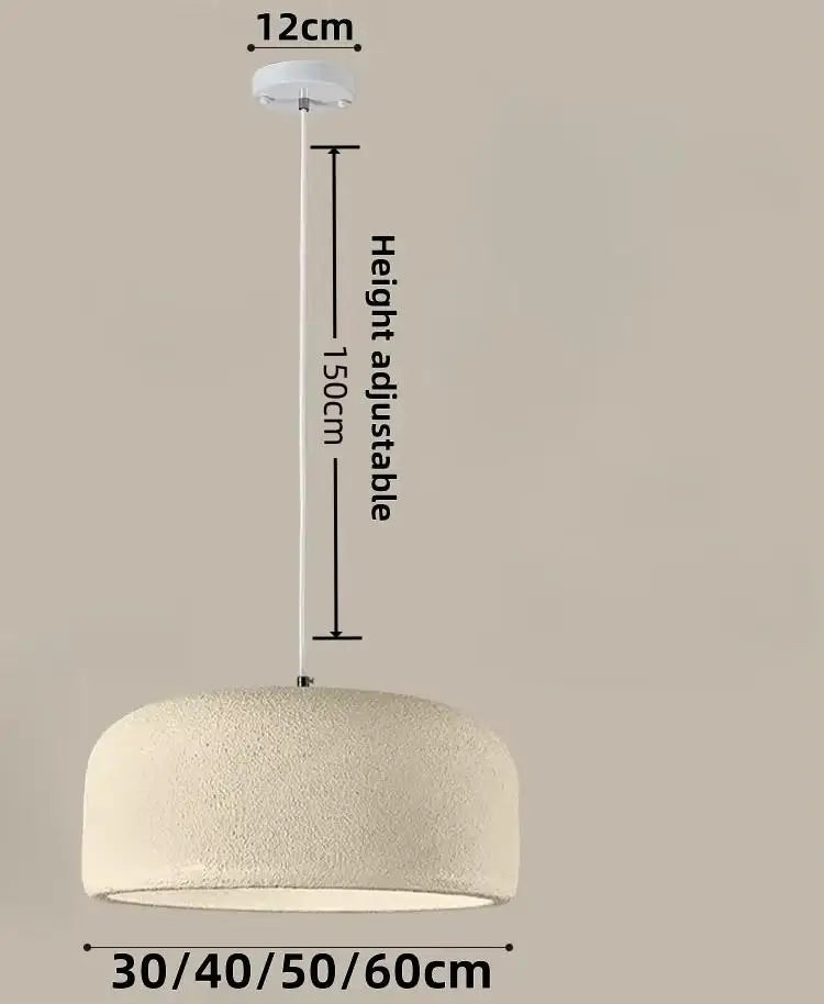 LED pendant lamp adjustable cord length detail