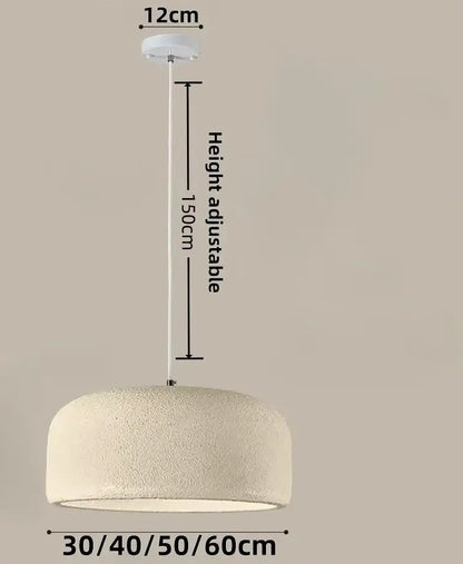 LED pendant lamp adjustable cord length detail