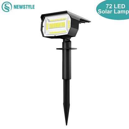 Solar garden spotlight LED outdoor waterproof IP65