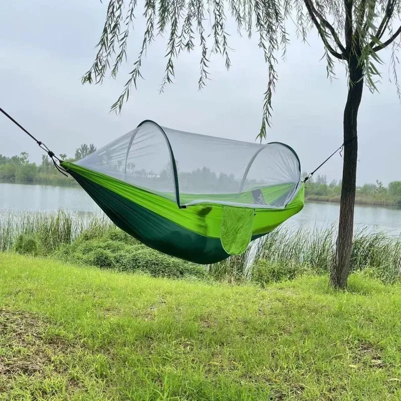 Camping Hammock with Mosquito Net | Lightweight Portable Outdoor