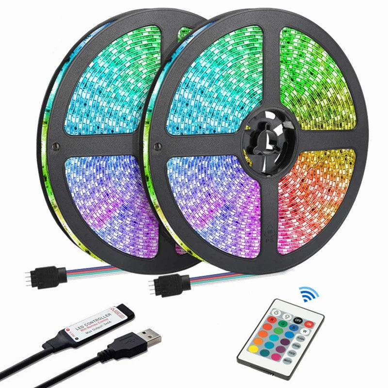 RGB LED Strip Lights | Colour Changing USB TV Backlight with Remote