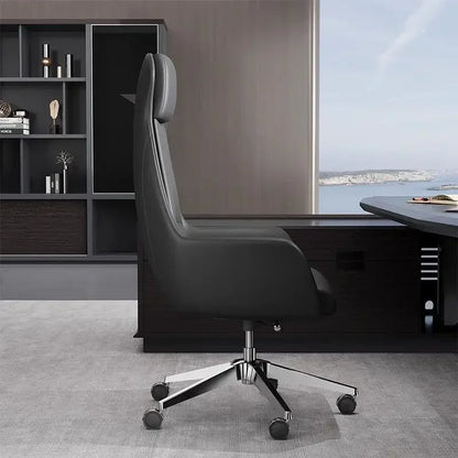 Office gaming chair padded armrest close-up