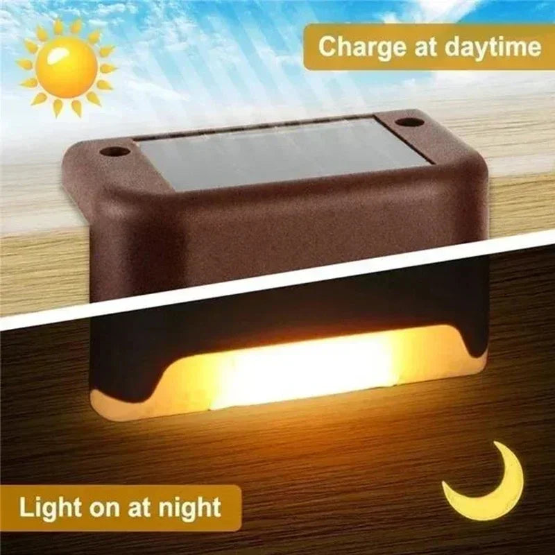 Solar Deck & Step Lights | Waterproof LED Fence Post Lights, up to 12-Pack