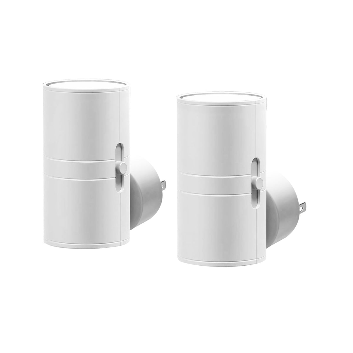 Plug-In Night Light | Motion Sensor LED Wall Light for Hallway, Landing, Bedroom & Nursery | Warm White, Black or White, Single or Twin Pack, UK Plug