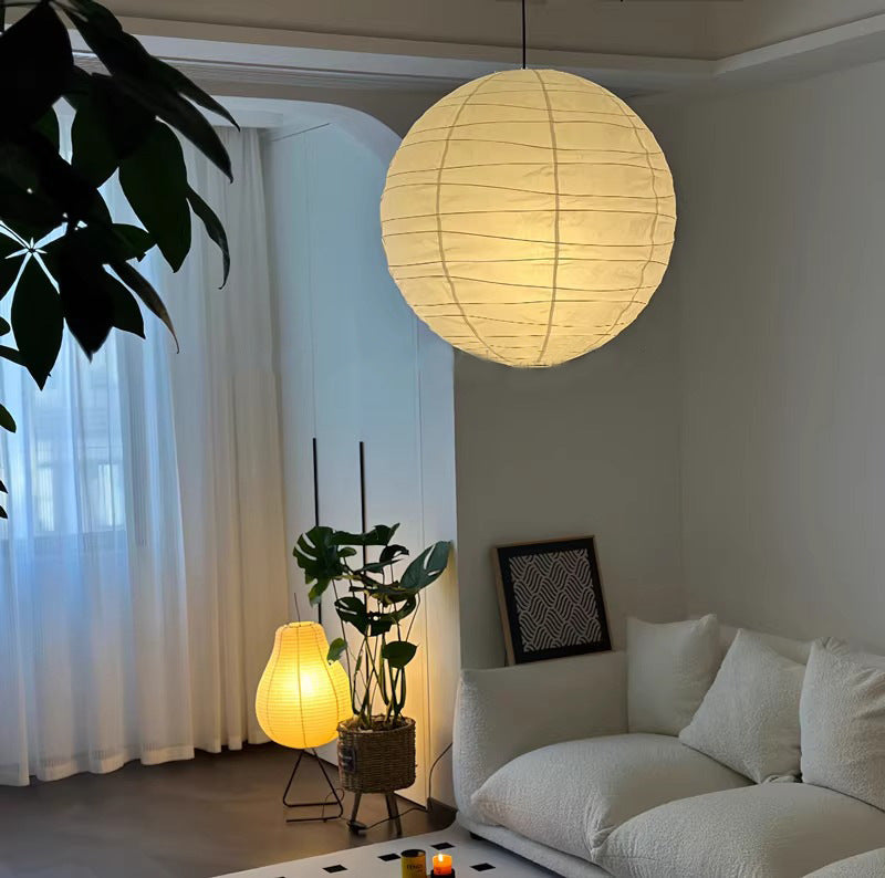 Rice paper lantern pendant light – product detail 1