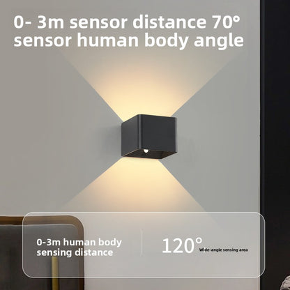 Rechargeable Up Down Cube Light for Hallway, Stairs, Porch & Garden – photo 3