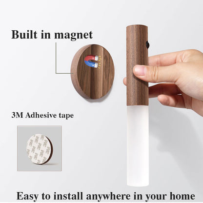 LED wardrobe staircase light with PIR sensor close-up