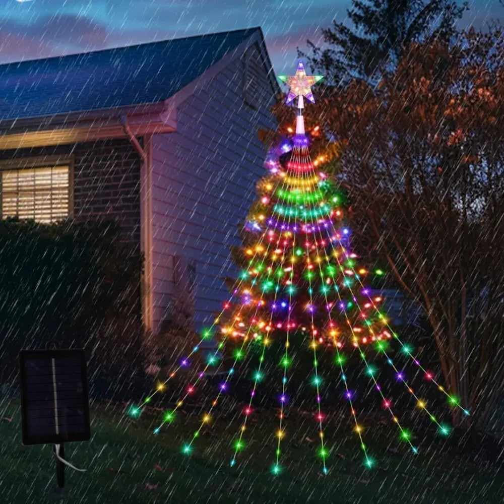 Star waterfall Christmas lights – photo 2
