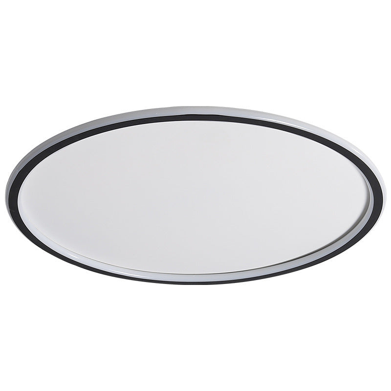 LED Ceiling Light | Ultra-Thin Round Ring Flush Mount for Living Room, Bedroom & Kitchen | Black or White, 3-Colour or Remote Dimmable, 40, 50 or 60cm