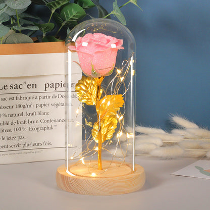 Preserved rose night light birthday anniversary gift