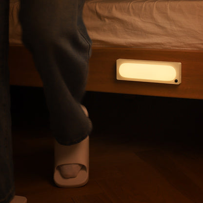 Motion Sensor Light | Rechargeable Magnetic Night Light for Wardrobe, Hallway, Stairs & Under Bed | 5m Sensor, Warm White, Beige or Dark Green, 20cm