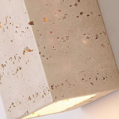 Travertine Up Down Wall Lamp for Hallway, Bedroom, Stairs & Living Room – photo 3