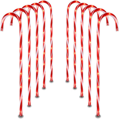 Candy Cane Path Lights for Garden, Driveway, Front Path & Lawn – photo 3