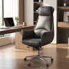 Executive Leather Office Chair | PU Swivel Desk Chair with Lumbar Support