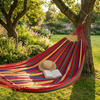 Double Hammock | 2-Person Cotton Canvas with Tree Straps for Garden