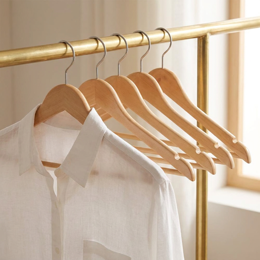Solid Wood Clothes Hangers lifestyle image