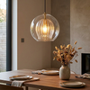 June | Glass Globe Pendant Light