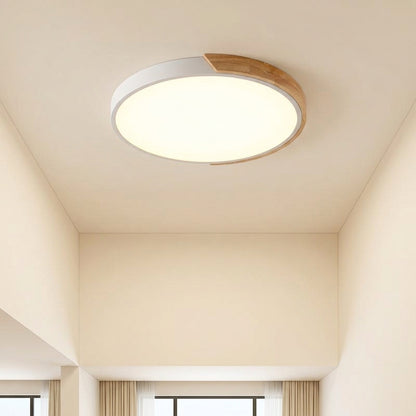 Round LED Ceiling Light White Frame