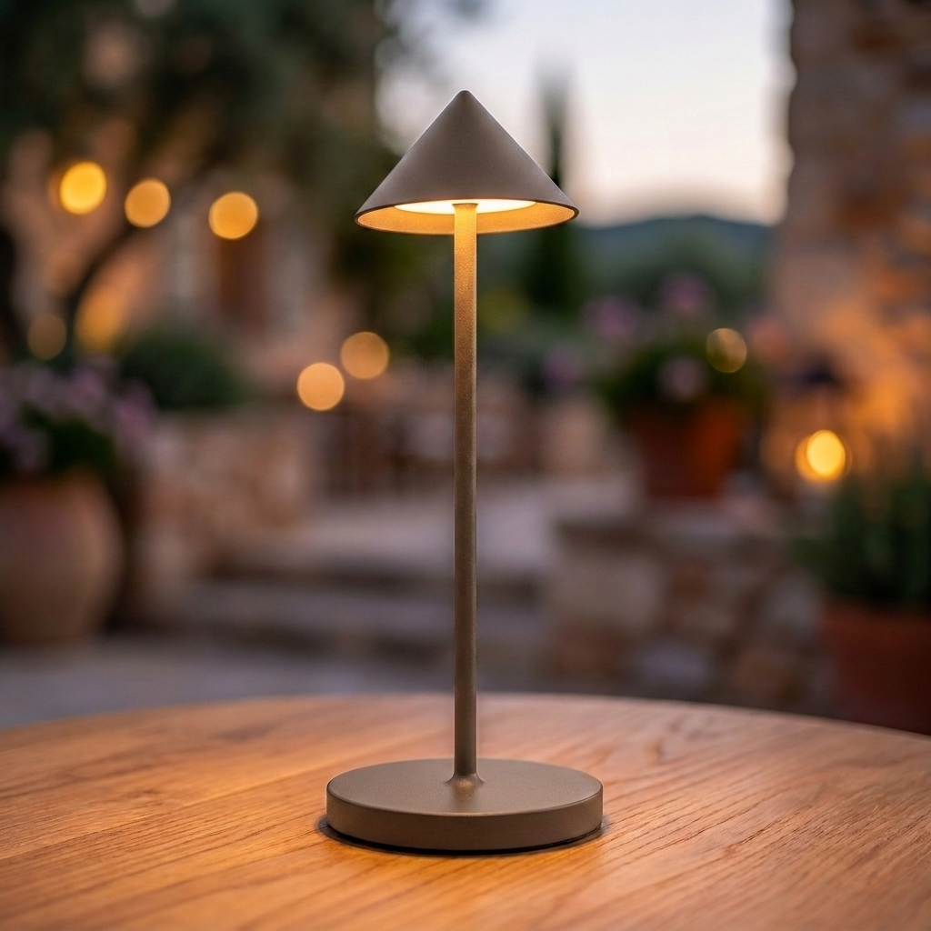 Luma cordless table lamp Brown