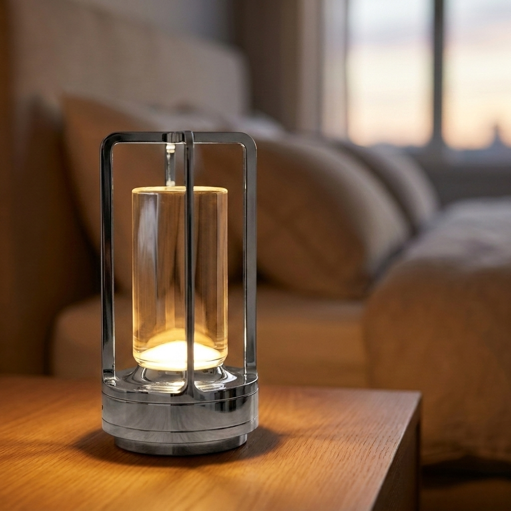 Aura table lamp variant Silver