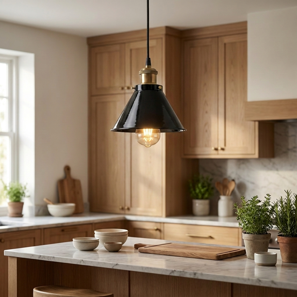 Loft pendant - Black glossy single AI20260610