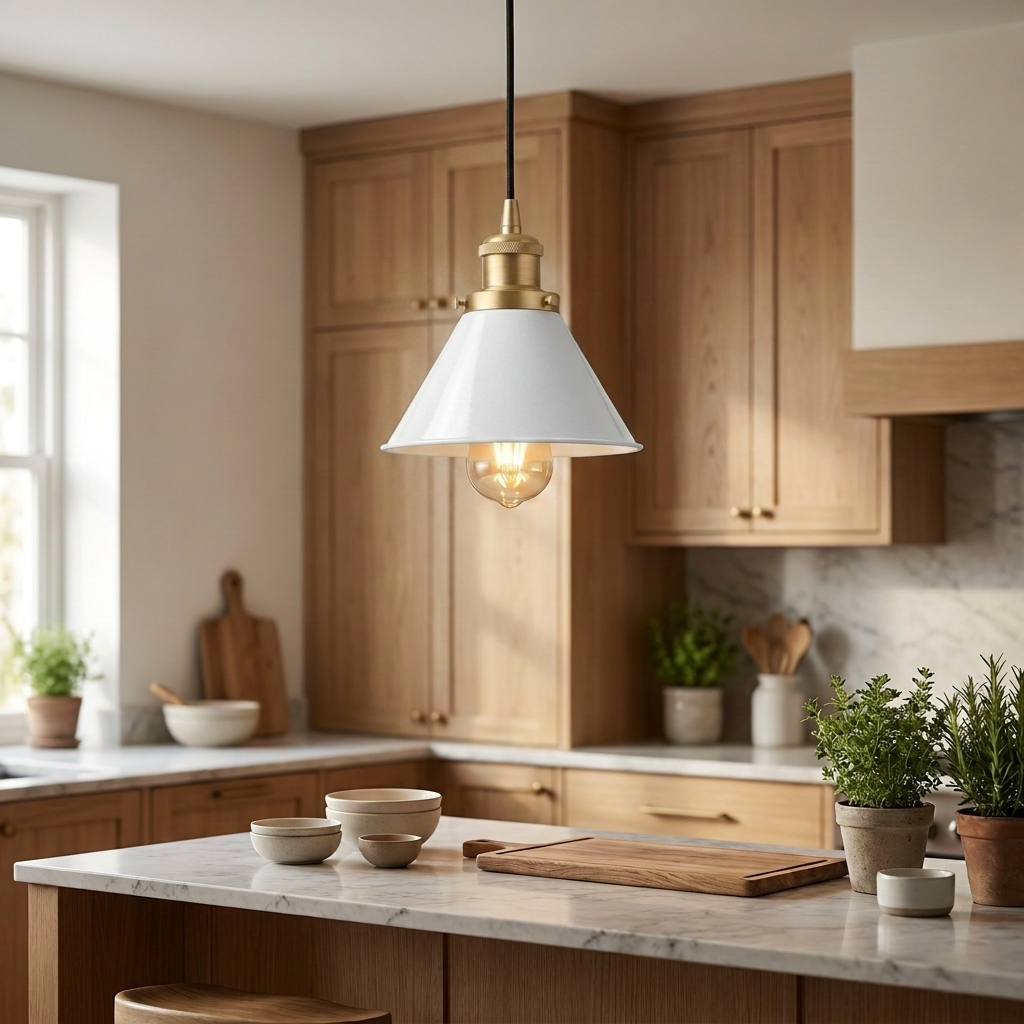 Loft pendant - White gold-socket single AI20260610