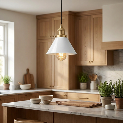 Loft pendant - White gold-socket single AI20260610