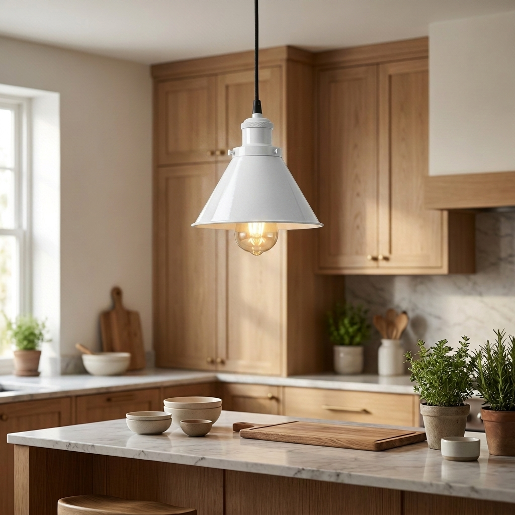 Loft pendant - All-white single AI20260610