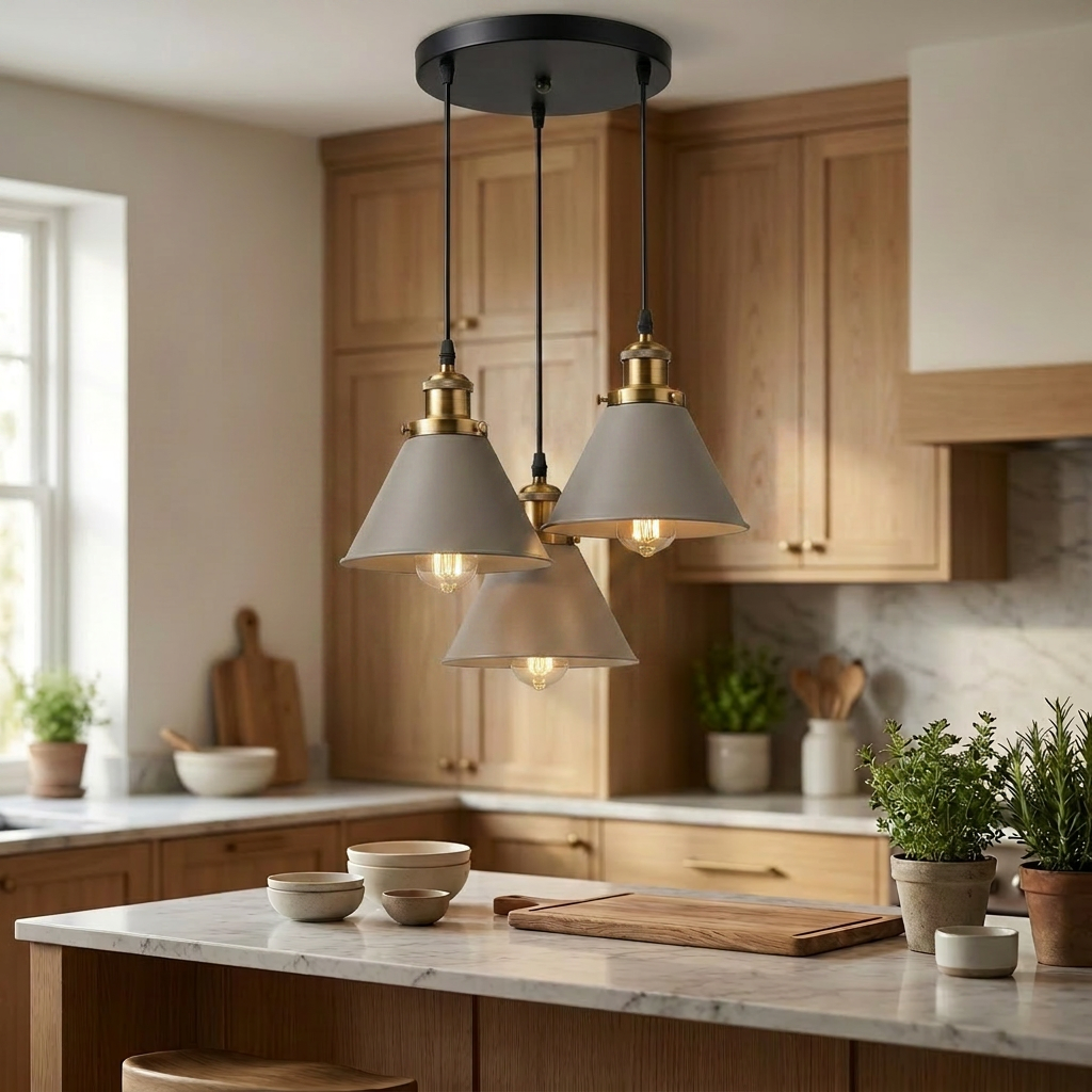 Loft pendant - Grey round cluster AI20260610