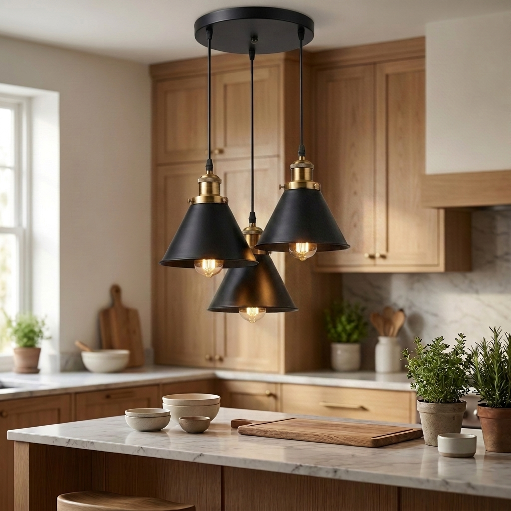 Loft pendant - Black round cluster AI20260610