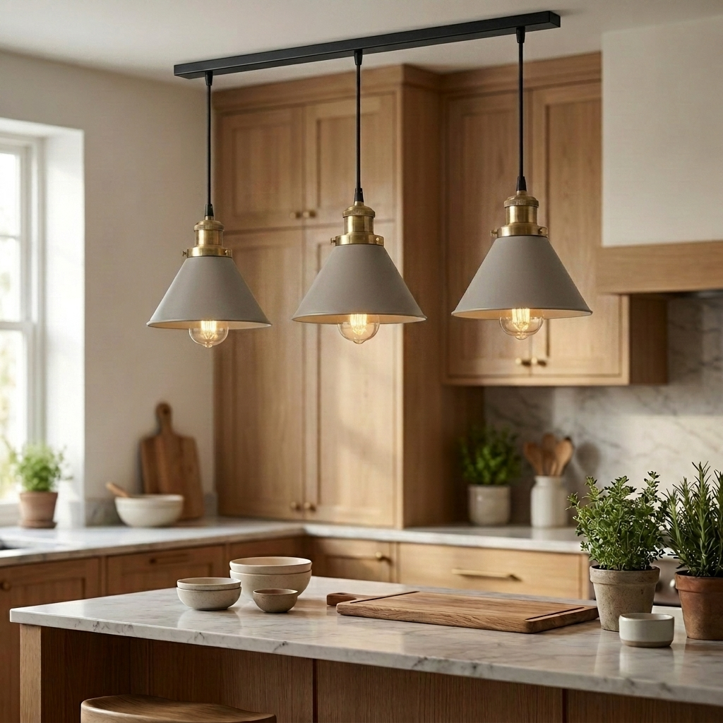 Loft pendant - Grey linear cluster AI20260610