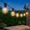 Solar Festoon Lights | G40 Globe Outdoor String Lights with Remote