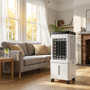 Evaporative Air Cooler 15L | Portable Swamp Cooler Fan with Remote & Ice Crystal Cooling for Home