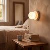 Glass Wall Light | Mini Macaron Globe Sconce for Bedside, Children's Room, Hallway & Porch | Cream, Black, Sage, Oxblood or Terracotta, 10 or 12cm