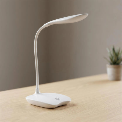 LED Desk Lamp | USB Rechargeable Reading Light with Touch Dimming for Bedside, Study & Office | Portable Student Night Light