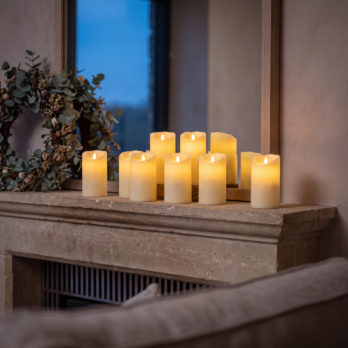 W3IMG-35 Flameless Candles — set of 10