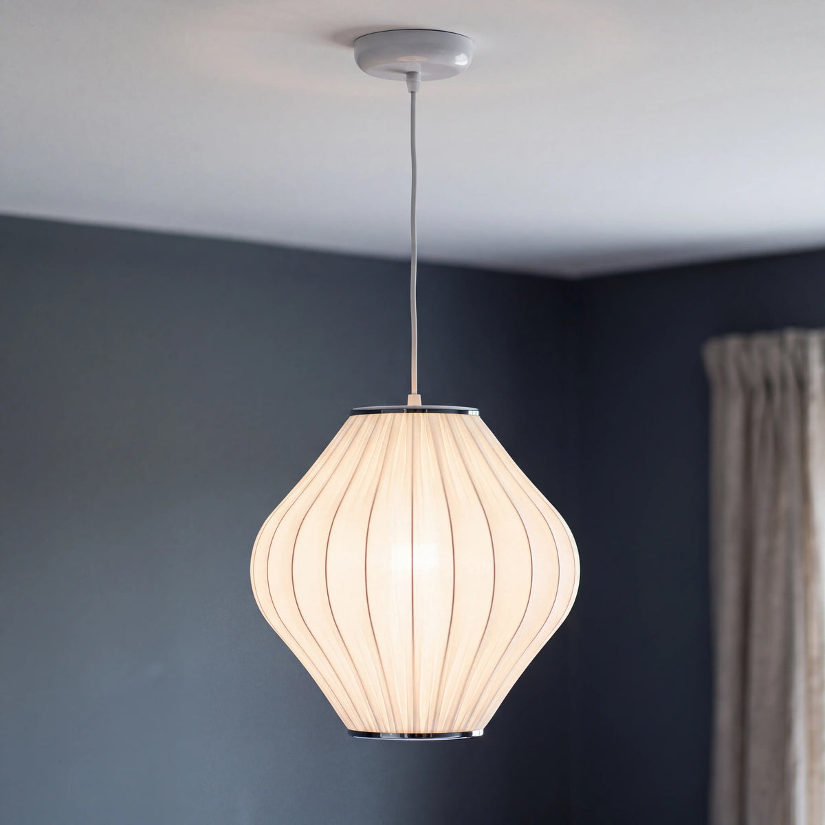 Fabric Pendant — Hourglass