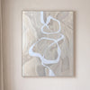 Wall Art | Hand-Painted Abstract Oil Painting on Canvas for Living Room, Bedroom & Hallway | Framed Textured Neutral Art, 40x60, 50x70 or 60x80cm