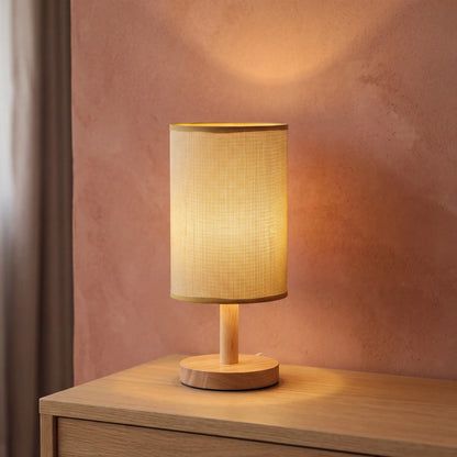 Jute Table Lamp — Warm White