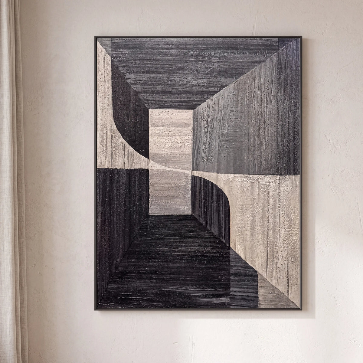 Hand-Painted Abstract — Style C