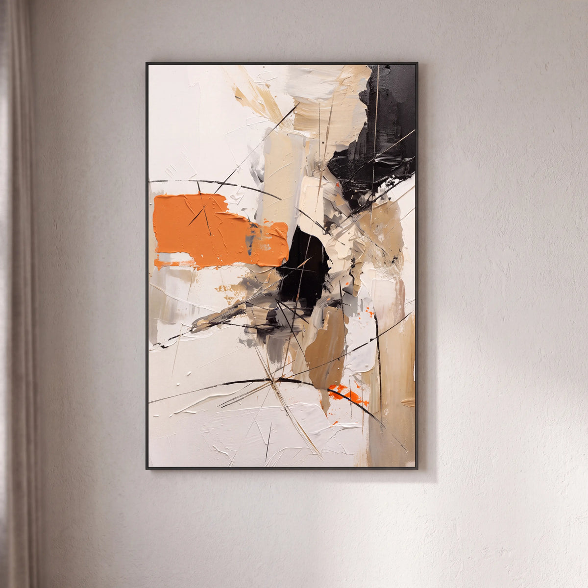 Hand-Painted Abstract — Style A