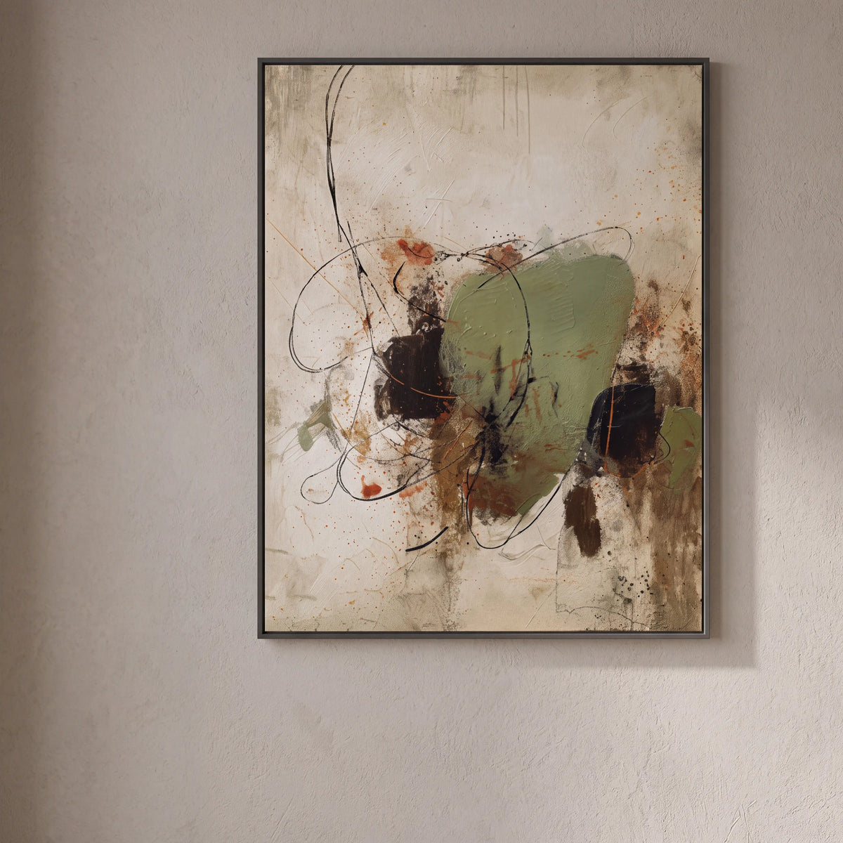 Hand-Painted Abstract — Style E