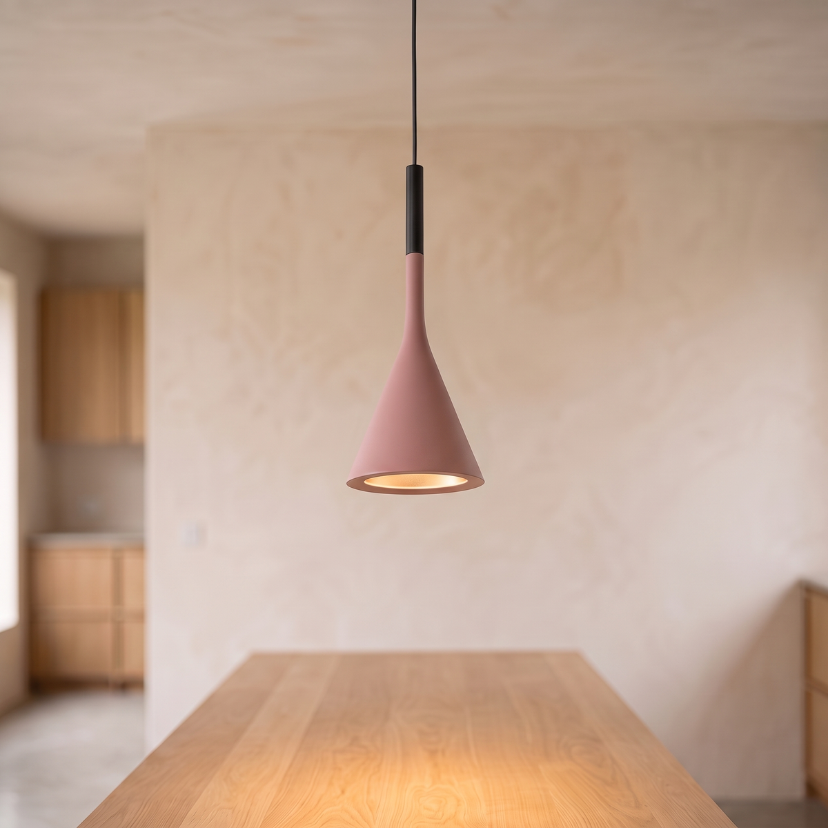 Cone Pendant — Pink