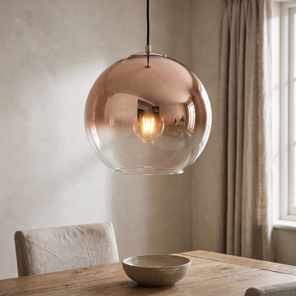 Pendant Light - Rose Gold – 25cm - colour image