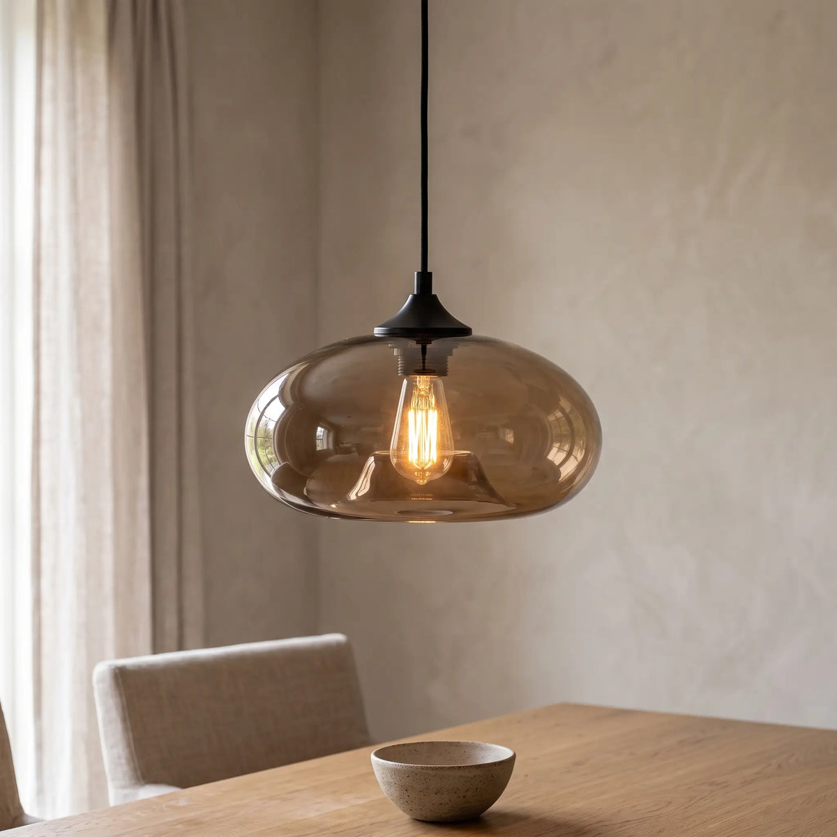 Pendant Light - Coffee Brown - colour image